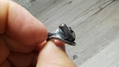 Mid Century Surrealist Abstract Expressionism Sterling Silver Studio Art Ring
