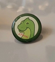 Vintage Pin Brooch Excellent Condition JCPenny Green Dinosaur Pin Q95
