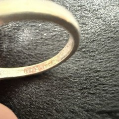 Vtg Sterling Silver Ring .925 Sz 7 Large Marquis Pink Stone Cocktail Statement