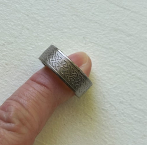 Titanium Ring Size 6 Free Shipping!
