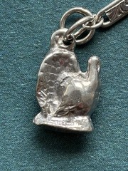 Vintage Sterling Silver Charm Bracelet Classic Retro Dangle Charms 7 Inches Long
