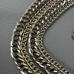 Vintage ART Arthur Pepper Necklace Gold Tone 5 Strand Chain 13-18″