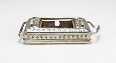 Antique 1930s Belais NY USA 18K White Gold Sapphire Diamond Ladies Watch Case
