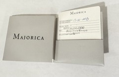Vintage Majolica Double Strand Pearl Necklace 20″ Matinee Vermeil Clasp Box COA