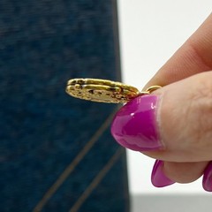 Victorian Gold Filled Watch Pendant Openwork Antique Fob Charm