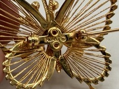monet butterfly brooch