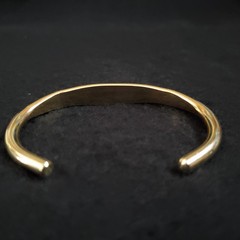 Vintage Cuff Bracelet Gold Tone Starburst 6.75″