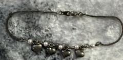 12 Vtg Bracelet Stones Metal Faux Pearl Beads Some Stretchable