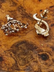 BABY PHAT Post EARRINGS W/Rhinestones 1990’s
