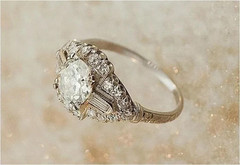2.30Ct Art Deco Style Lab Created Diamond Wedding 14K White Gold Finish Ring