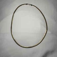 Vintage 18 Inch – 1/20 14k Gold Filled Textured Herringbone Chain Necklace