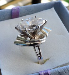 Antique Era Solitaire Wedding Ring 2.1 Ct Simulated Diamond 14k White Gold Over