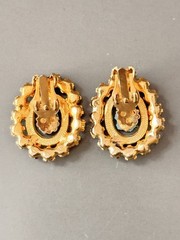 Vintage Verified JULIANA D&E Robins Egg Blue Cameo Brooch & Earring Set