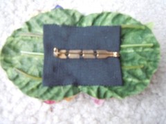 Vintage 3D spring flower bouquet brooch pin 4 x 2 inches free shipping