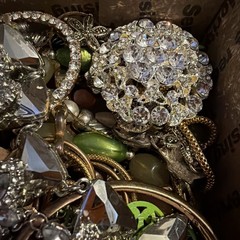 Vintage to Now Jewelry Lot, All Wearable Untested. No Broken. Box B4