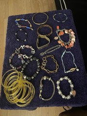 Lot Of Assorted Vintage Bracelets- Costume Jewelry Some Vtg Some Not