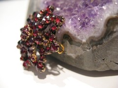 Victorian 1890’s Garnet Star Pin/Brooch
