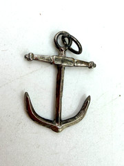 Vintage Pendant Charm Sterling Silver Anchor Nautical