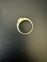 Antique Art Deco Victorian Filigree 18k Gold Ring Band No Stones Included