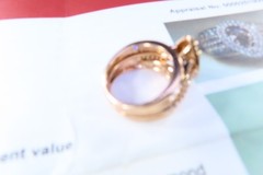 PEAR SHAPED 2.07 DIAMOND RING WITH CURRENT 2025 APPRAISAL 14KT LADIES SIZE 6