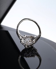 Vintage 0.22ct G Si Diamond Set 14ct White Gold Ring size I1/2 Val $2765