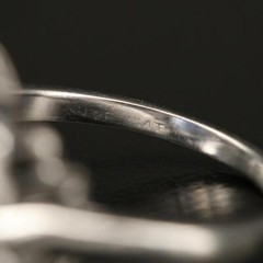 Platinum Natural Unheated 14.24 tcw Sapphire & Diamond Ring, GIA Report