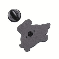Funny Cartoon Turtle With Gun Metal Brooch Pin Backpack Purses Clothing Lapel
