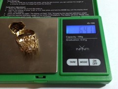 Vintage Uncas Karatclad 18K HGE Ladies SZ.7 Cluster Ring 6.4 Grams (L-5)