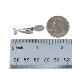 Vintage Sterling Silver 925 | Marine World Africa USA | Whale Charm