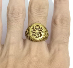 Vintage Ancient Bronze Antique Ring Rare Style Roman Old bronze Ring Extremely