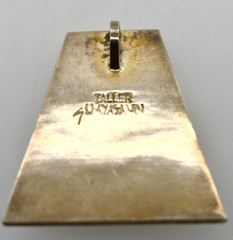 Oswaldo Taller Guayasamin RARE Sterling Silver Designer Modernist Brooch Pendant