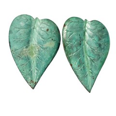 Vintage Patinated Copper Look Leaf Earrings Pierced Southwest Cowgirl 2.25 in