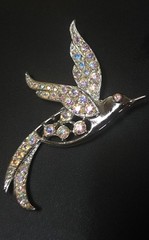 1960’S SARAH COVENTRY Bird of Paradise Brooch AB Pin Gorgeous