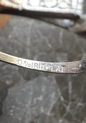 Antique 1920s Old Mine Cut Natural Diamond Platinum Wedding Ring