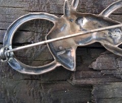 Vtg Sterling Silver Horse Brooch 2.25″