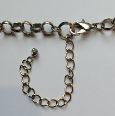 Gold Tone Flower Pendant Three Strand 28in Necklace With Chain Tassels Vintage