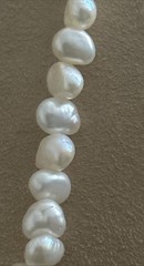 Vintage JTV White Pearl Strand 26 Inch Beaded Necklace