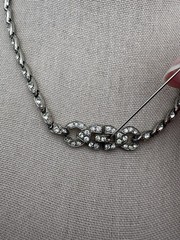 Vintage Art Deco Choker Style Clear Rhinestones- See Description