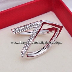 Sally’s Quality 100% Copper Scarf Ring V Style Buckles Brooch For Silk Scarves