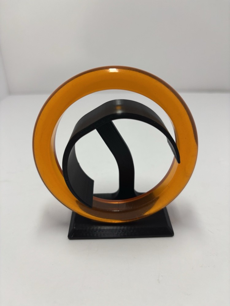 Vintage Art Deco Bakelite Bangle Bracelet- Tested – Orange juice- Tangerine-