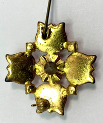 Mid‑Century Satin‑Frost Tulip Brooch Rare Boutique Floral AB Firestone Center