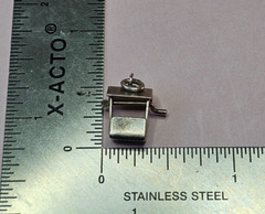 Vintage Sterling Silver WISHING WELL Charm Pendant 1.4gms Mexico Movable