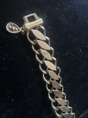 Vintage Bracelet 1960’S ERA Goldtone Chunky 7″ A