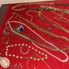 Vintage Estate Jewelry Lot-All Wearable Mix Estate Find- #062226