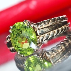 10k yellow gold ring 2.50ct Lemon Quartz solitaire size 7 vintage handmade 3.25g