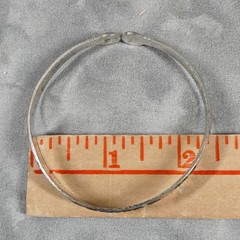 Vintage 925 Tibetan Silver Fu Good Luck Floral Cuff Bracelet 14.38g Asian Bangle