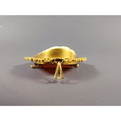 Antique 14K Gold Filigree Cameo Convertible Brooch/Pendant c. 1920s (2.5″ x 2″)