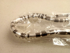 Segmented Bendable Moldable Snake Necklace / Bracelet Twist Coil Hematite Silver