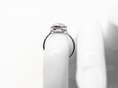 Antique 1920s $14,000 2.50ct Natural Old Euro Diamond Sapphire Platinum RIng