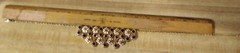 Burgundy Crystal Rhinestone Bib Statement Necklace Gold Tone 18-20″ Cocktail VGC